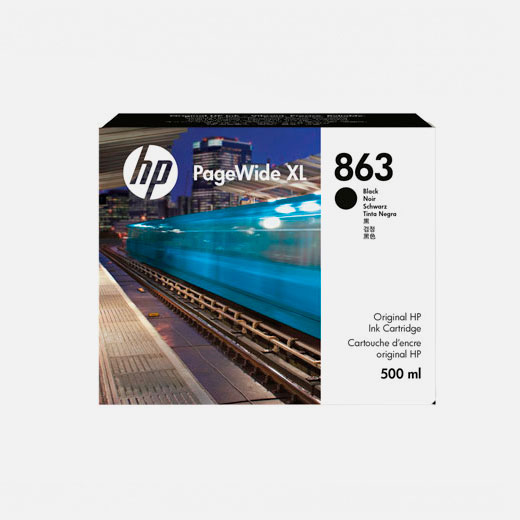F9K41A - HP 863 500-ml Black PageWide XL Ink Cartridge